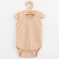 NEW BABY Kojenecké body bez rukávů Classic II