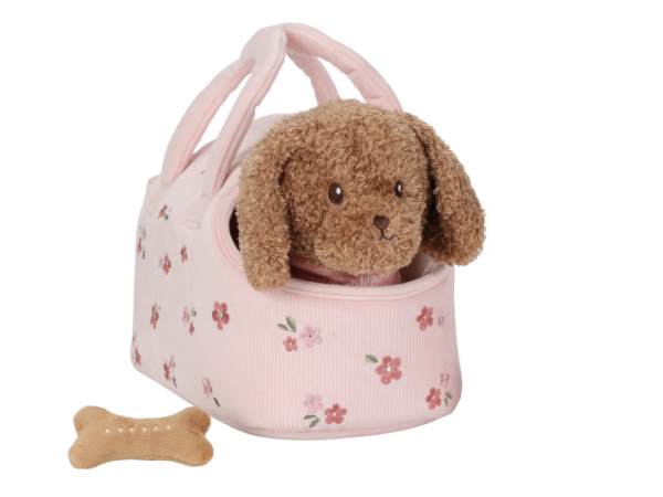 LITTLE DUTCH Pejsek plyšový Jackie v kabelce - Pejsek plyšový Jackie v kabelce