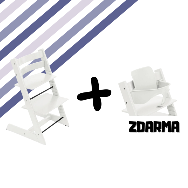 STOKKE Židlička Trip Trapp + baby set zdarma