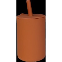 TRYCO Silikonový pohárek s brčkem