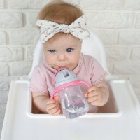 AKUKU Hrnek s ohebným brčkem a závažím 280 ml