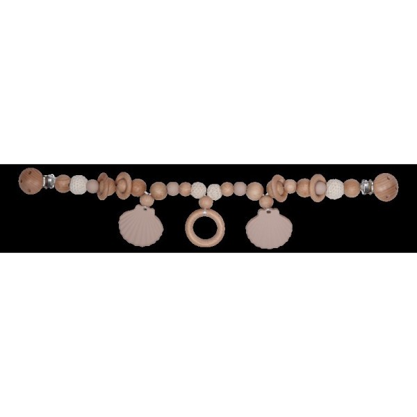 LABEL LABEL Řetěz na kočárek - Shell - Nougat