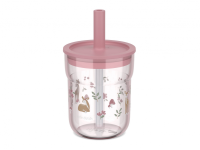 LITTLE DUTCH Kelímek s brčkem 250 ml