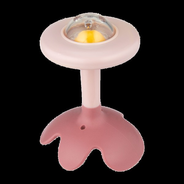 CANPOL BABIES Chrastítko s kousátkem senzorické - růžové