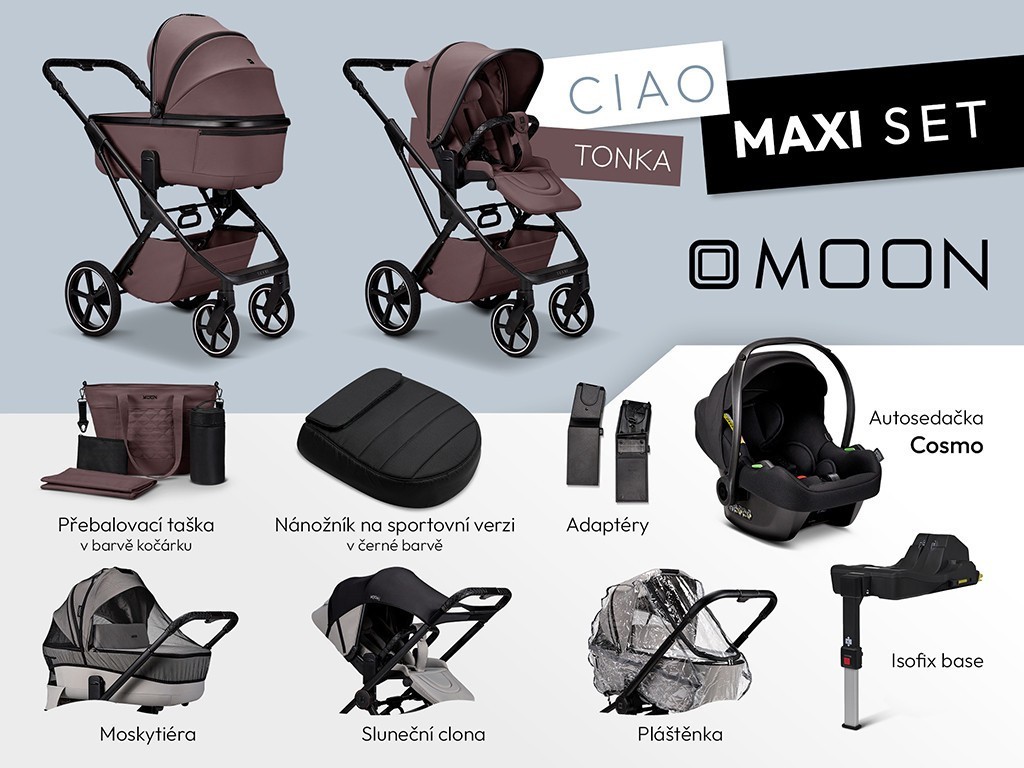 MOON CIAO MAXI set - Tonka