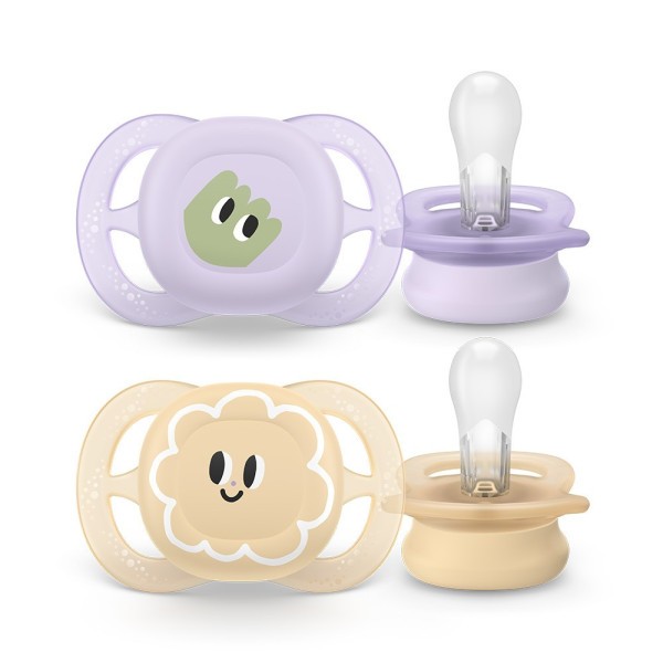 Philips AVENT Šidítko Ultrastart obrázek 0-2m, 2 ks