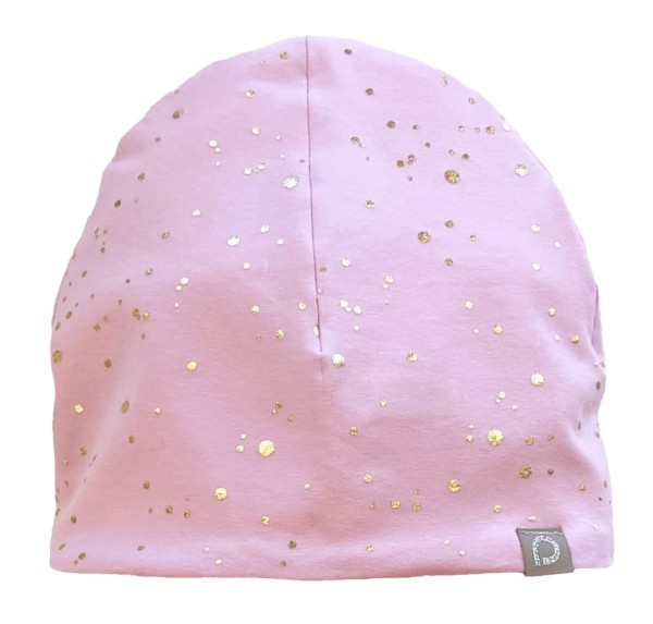 PINKIE Čepice Shine Gold - Pink 3-6 let 4645