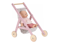LITTLE DUTCH Kočárek pro panenky golfky dřevěné Pink