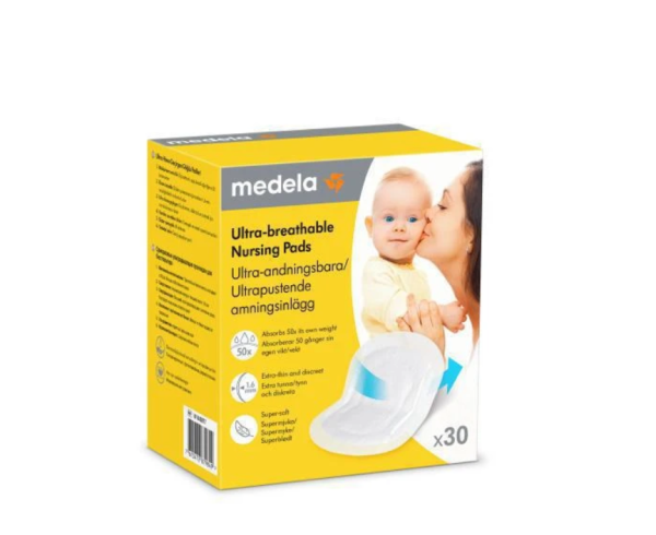 MEDELA Prsní vložky jednorázové ultra prodyšné - 30 ks