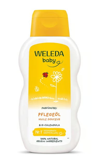 WELEDA Baby Měsíčkový olej bez parfemace 200 ml - olej bez parfemace 200 ml