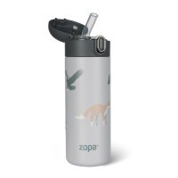 ZOPA Termoska na tekutiny s brčkem 400 ml