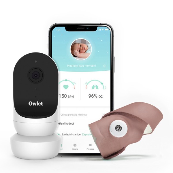 OWLET Ponožka chytrá Owlet Smart Sock 3 a kamera Owlet Cam Deep