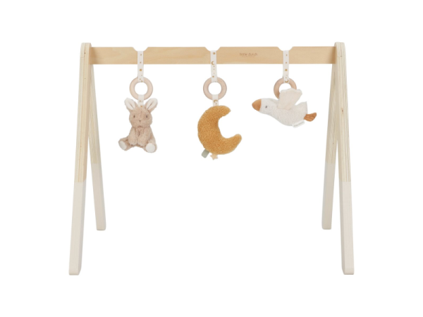 LITTLE DUTCH Dřevěná hrazdička Newborn Naturals - Dřevěná hrazdička