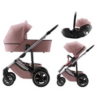 BRITAX RÖMER Set kočárek Smile 5Z + hluboká korba + autosedačka Baby-Safe PRO