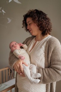 LODGER Tepláčky novorozenecké Melange