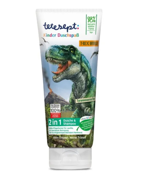 TETESEPT Dinosaurus 2v1 sprchový gel a šampon 200 ml - 200 ml