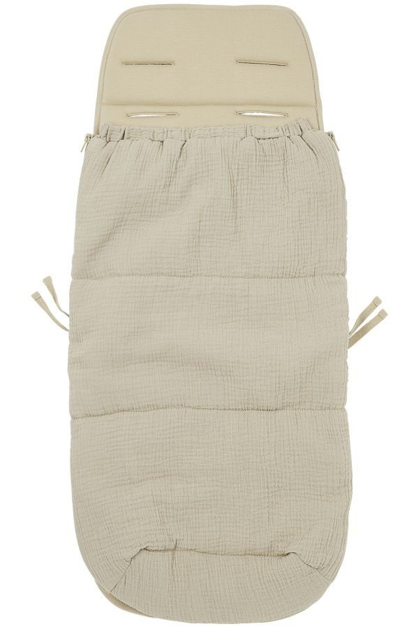 MEYCO Mušelínový fusak do kočárku 45x130 - Sand