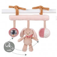 NATTOU Hračka na zavěšení zajíček Pauline PS