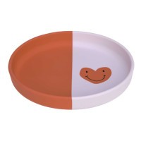 Lässig Plate Silicone Happy Rascals Dětský talířek