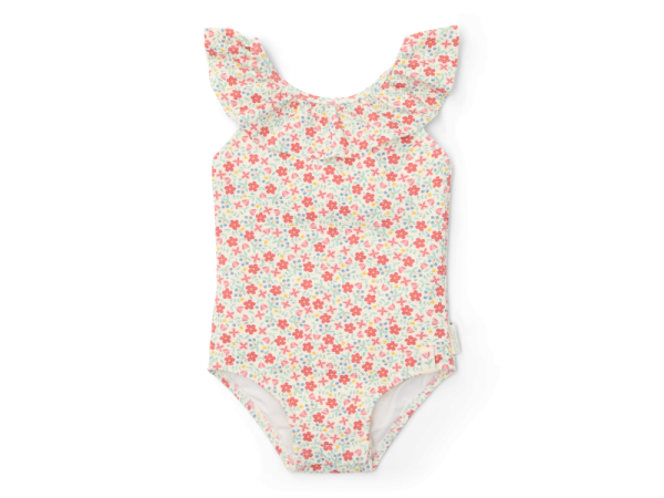 LITTLE DUTCH Plavky dívčí UPF 50+ - Sunny Flowers vel. 86/92