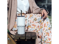 QUOKKA Nerezový termohrnek s brčkem Umi 720 ml