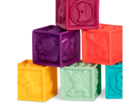 B-TOYS Kostky One Two Squeeze