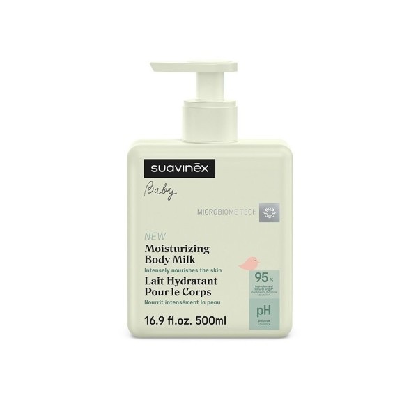 SUAVINEX Hydratační tělové mléko - 500 ml - Hydratační tělové mléko - 500 ml + žínka