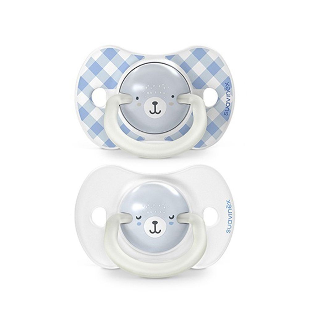 SUAVINEX Šidítko DEN&NOC fyziologické silikon WILD @ FREE 0-6 m - 2 ks