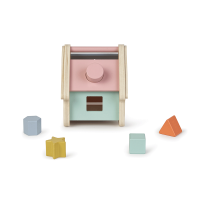 SARO BABY Dřevěný vkládací domeček 12m+