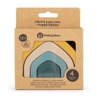 PETITE&MARS Hračka silikonová skládací House 12m+