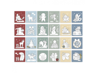 LITTLE DUTCH Adventní kalendář omalovánky