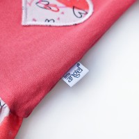 LITTLE ANGEL Tunika tenká Outlast® - jahodová/srdíčka