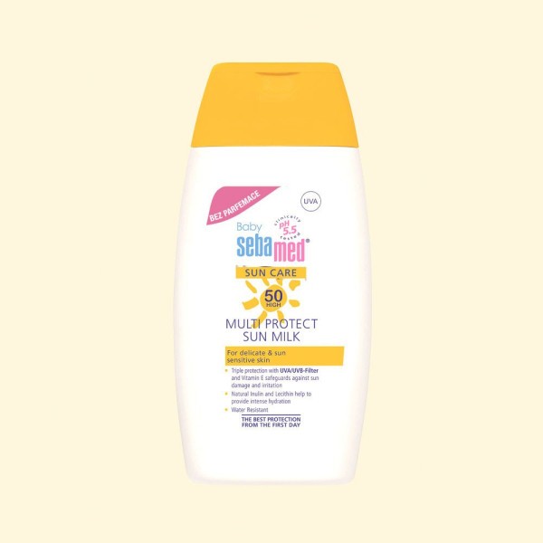 SEBAMED Baby opalovací mléko bez parfému SPF 50 200 ml - 200 ml