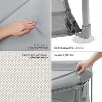 KINDERKRAFT Ohrádka pro děti skládací Ziki 100x100 cm