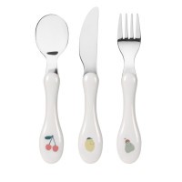 LÄSSIG Cutlery 3pcs Garden Happy Fruits