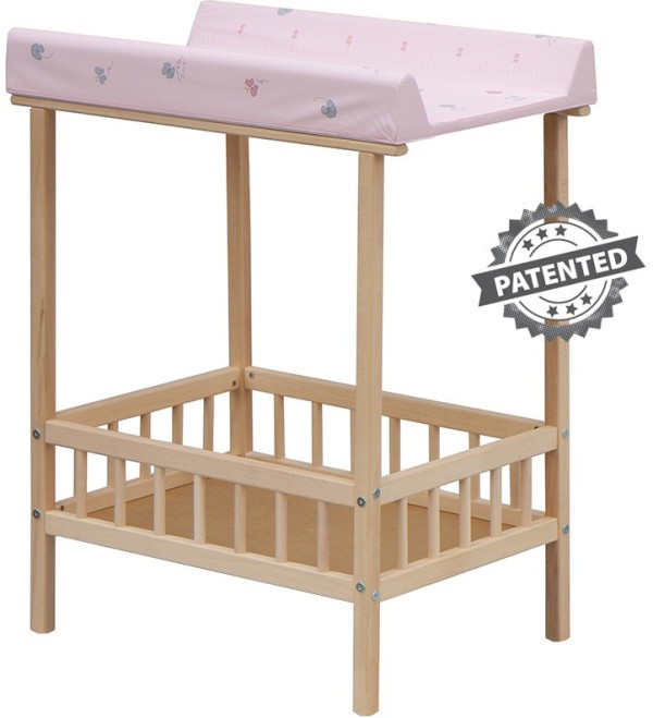 SCARLETT Přebalovací pult Pája ECO - Slon - růžový