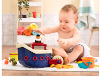 B-TOYS Loď s kapitánem Fish & Splish