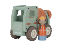 LITTLE DUTCH Náklaďák s míchačkou dřevěný