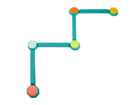 B-TOYS Překážková dráha se stupínky Balance & Build