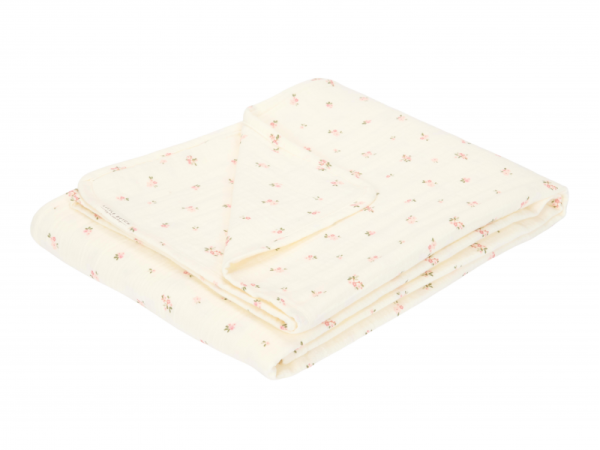 LITTLE DUTCH Přikrývka mušelínová 4-vrstvá 100x70 cm - Fairy Blossom