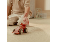 LITTLE DUTCH Závodní autíčka na setrvačník dřevěná