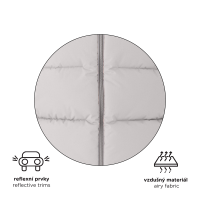 PETITE&MARS Set zimní fusak Arctic 4v1 + rukavice na kočárek Furry