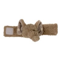 Plyšové chrastítko na ručičku