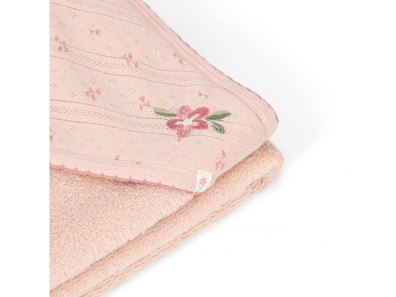 LITTLE DUTCH Osuška s kapucí 100x100 cm Pure