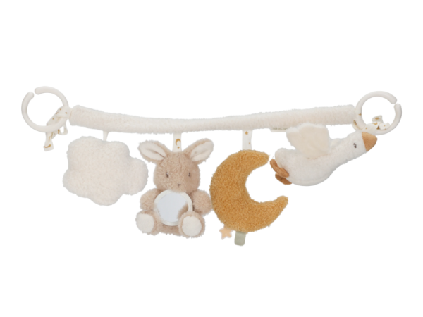 LITTLE DUTCH Řetěz na kočárek Newborn Naturals - Newborn Naturals