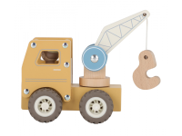 LITTLE DUTCH Autojeřáb dřevěný