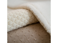 LITTLE DUTCH Deka pletená / fleece 70x100 cm Pure