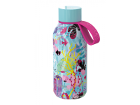 QUOKKA Nerezová termoláhev Solid Kids s poutkem 330 ml