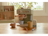 LITTLE DUTCH Kávovar na kapsle dřevěný