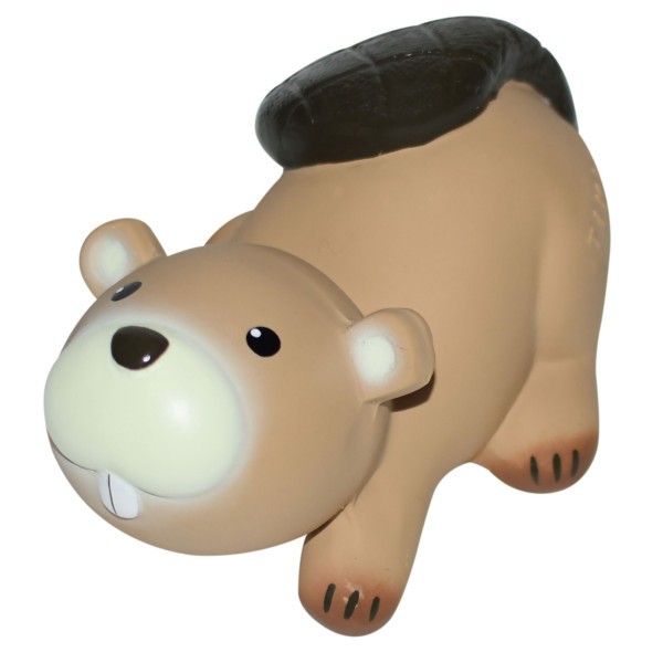 TIKIRI Forest - kaučukové zvířátko do koupele a jako kousátko - Bobr